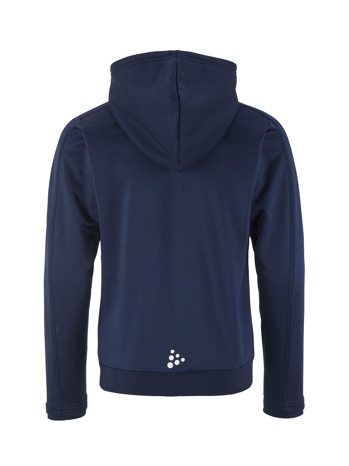 Craft Evolve 2.0 Brushed Hood Jacket Junior in Navy, Rückansicht