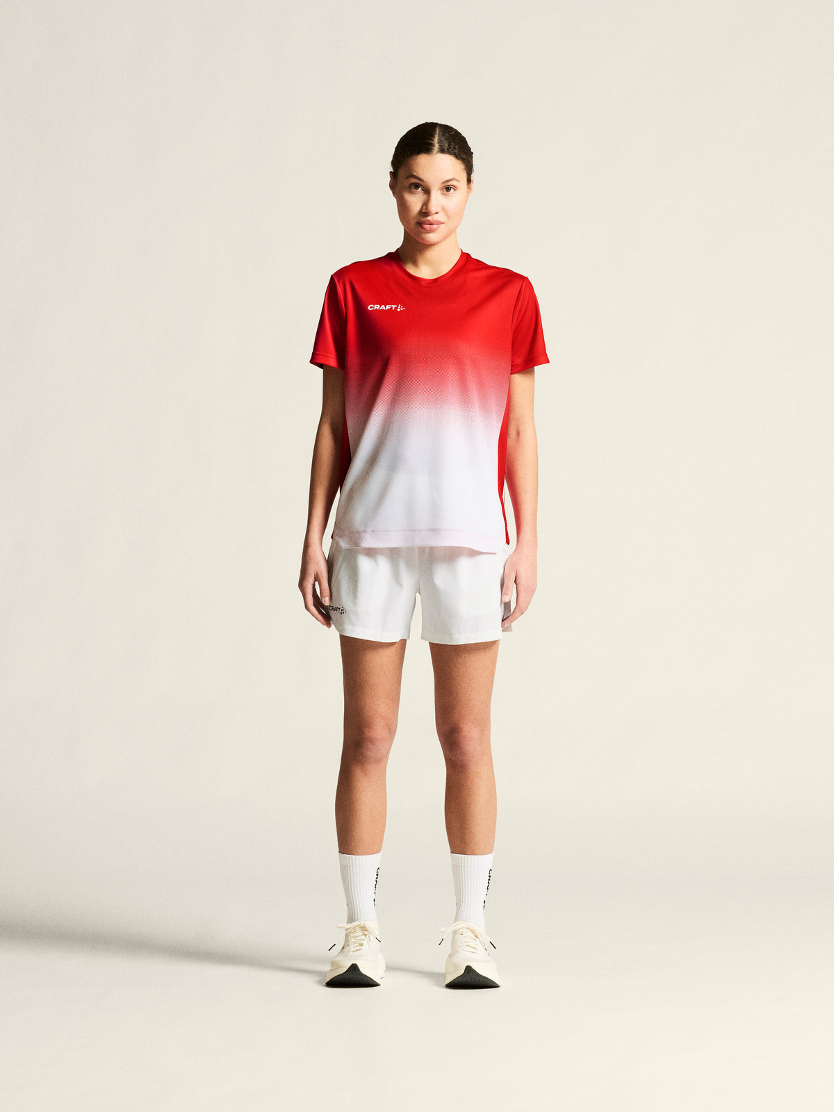 Craft Ability Shorts Damen in Weiss, Detailansicht
