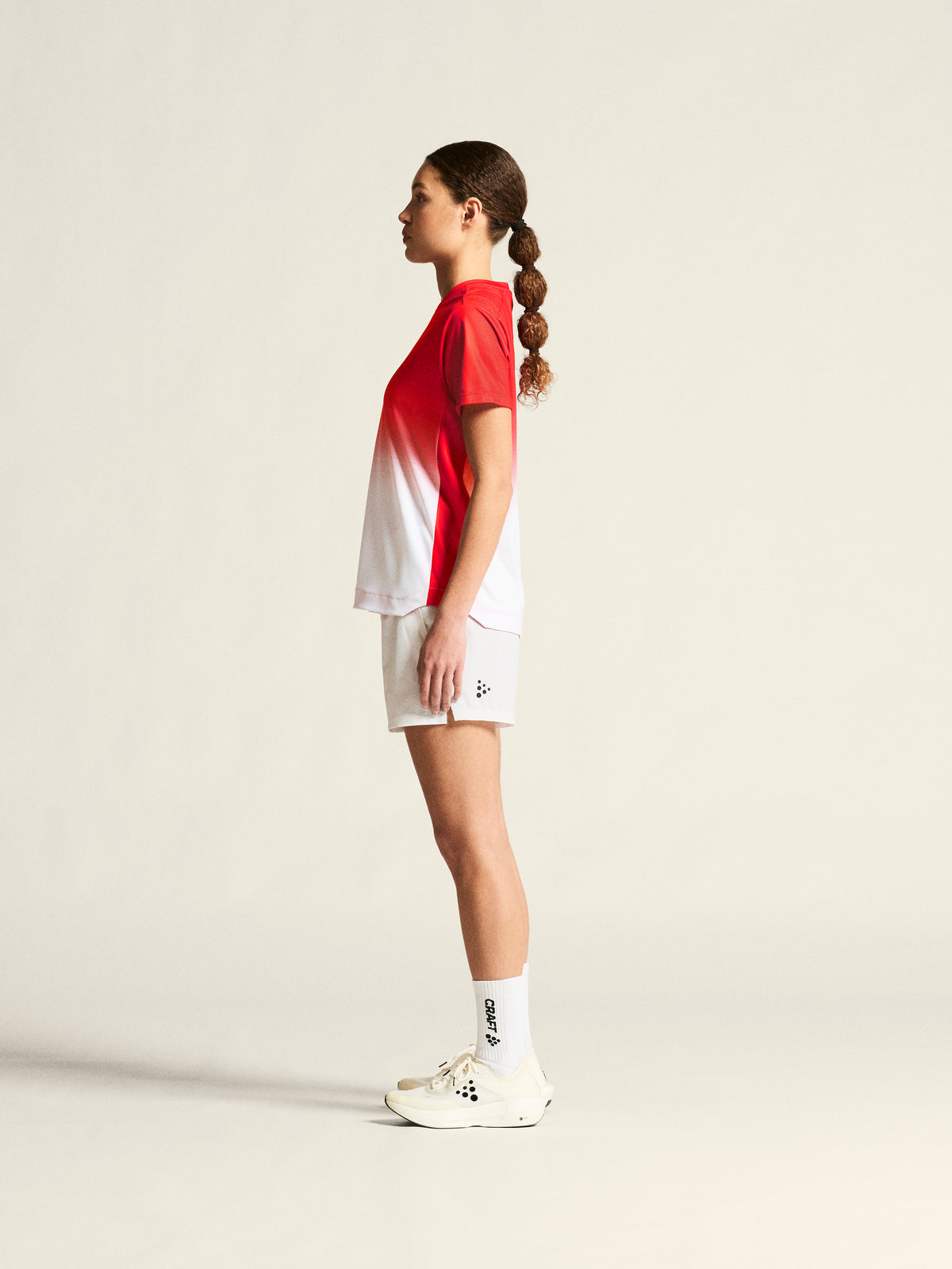 Craft Ability Shorts Damen in Weiss, Detailansicht