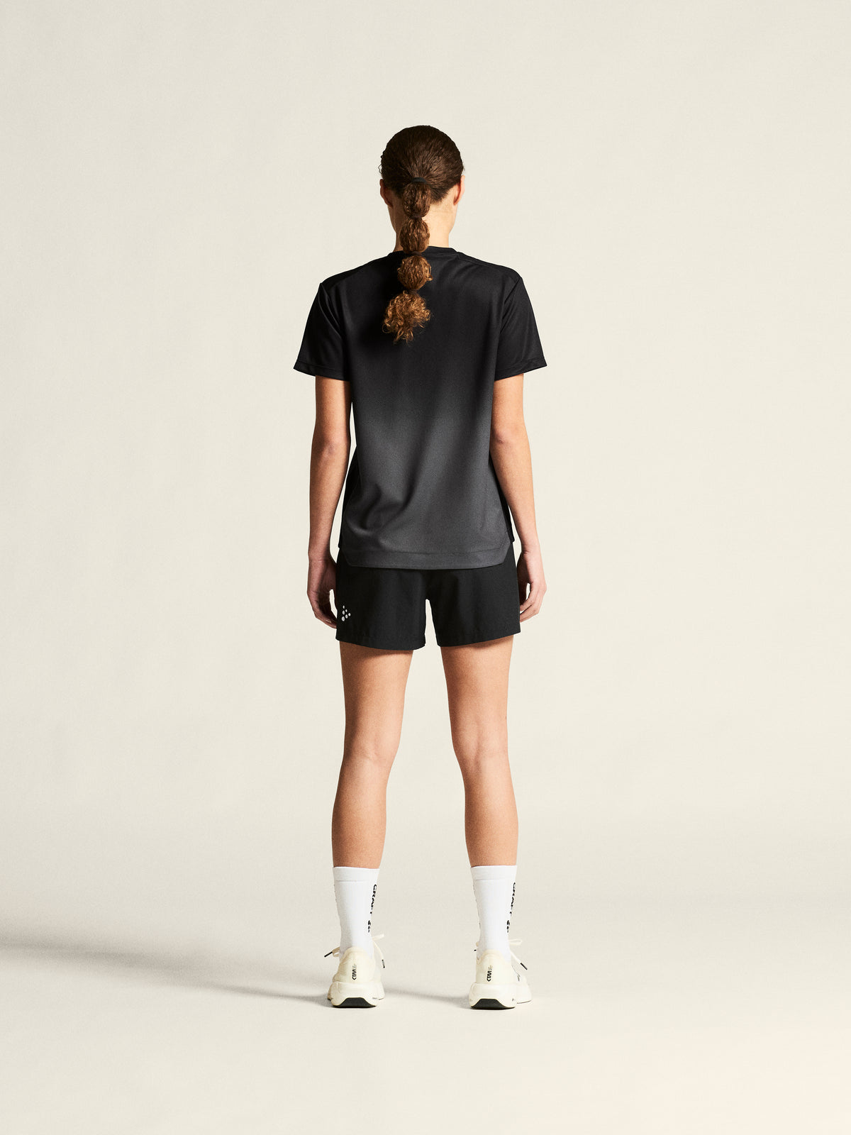 Craft Ability Shorts Damen in Schwarz, Detailansicht