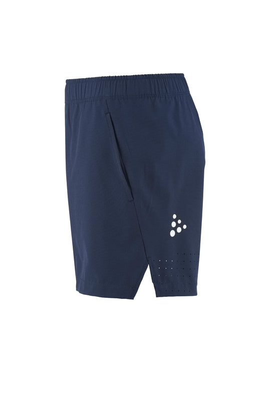 Craft Ability Shorts Junior in Navy, Seitenansicht links
