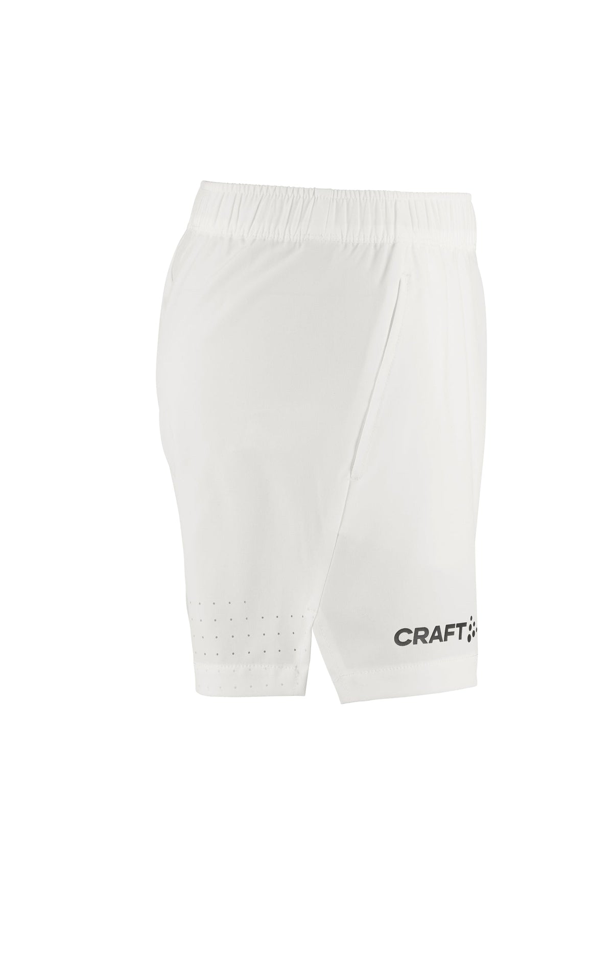 Craft Ability Shorts Junior in Weiss, Seitenansicht rechts