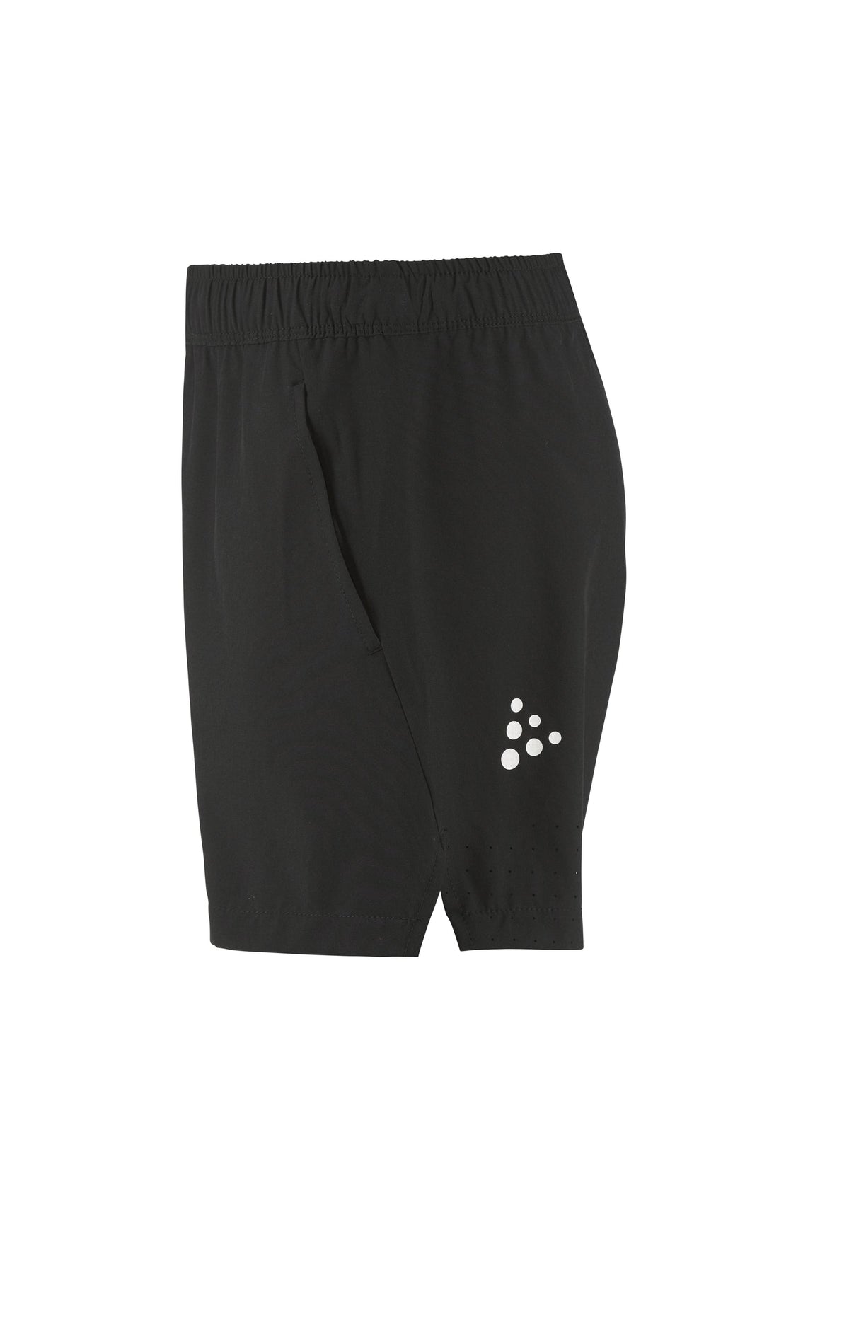 Craft Ability Shorts Junior in Schwarz, Seitenansicht links