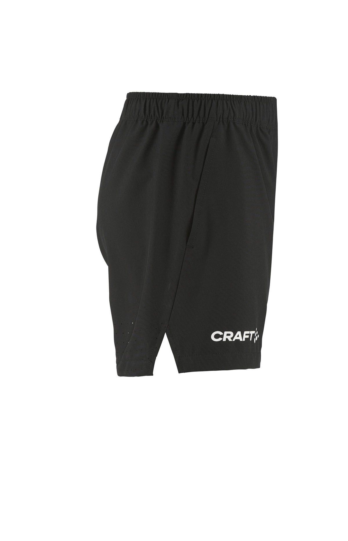 Craft Ability Shorts Junior in Schwarz, Seitenansicht rechts
