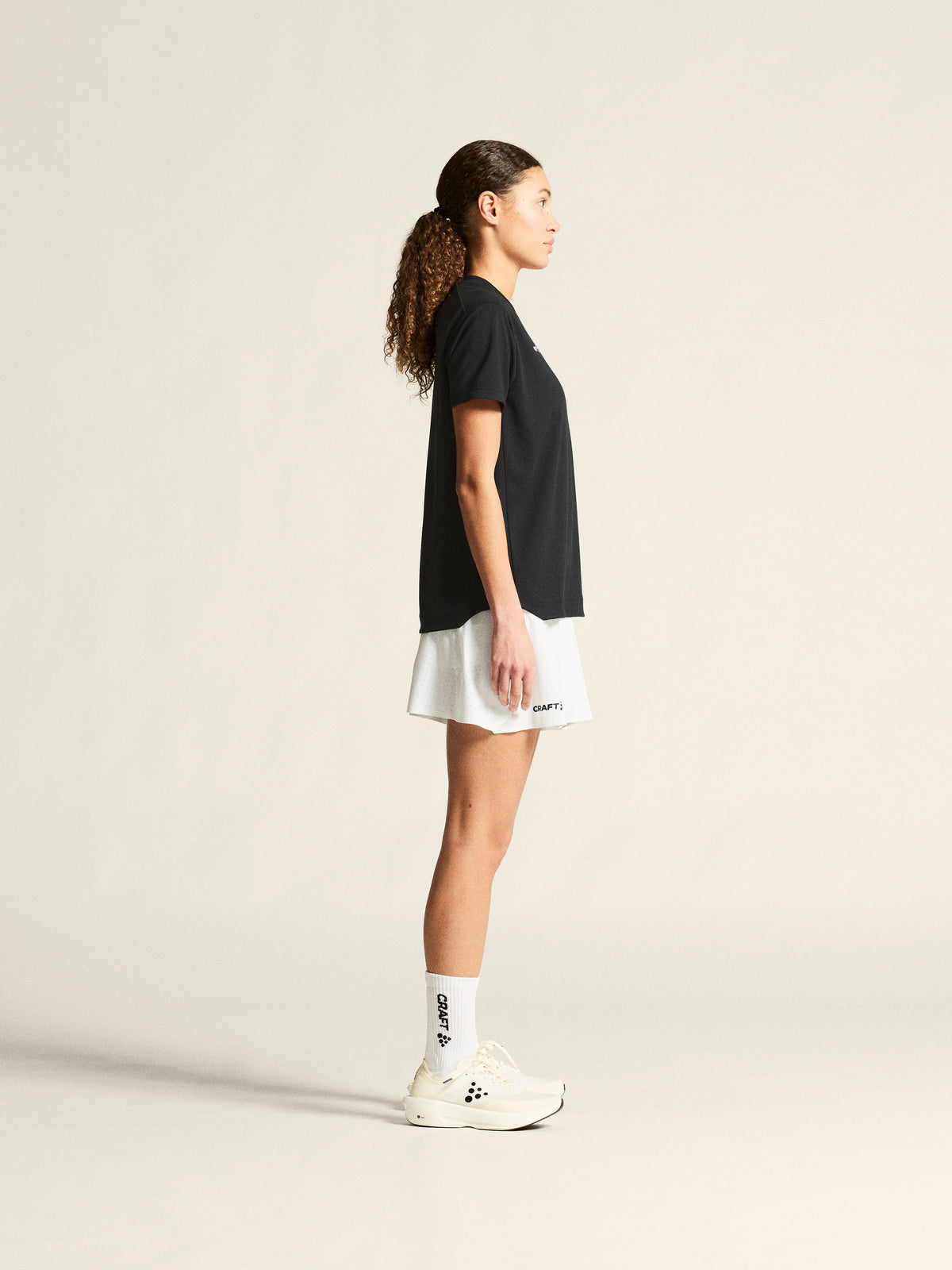 Craft Ability Skirt Damen in Weiss, Detailansicht