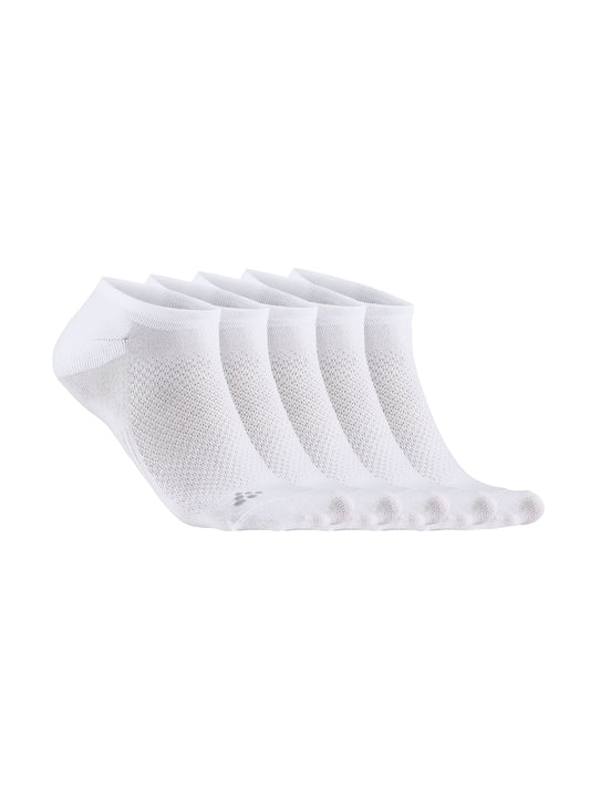 Craft Active Footies 5-Pack in Weiss, Vorderansicht