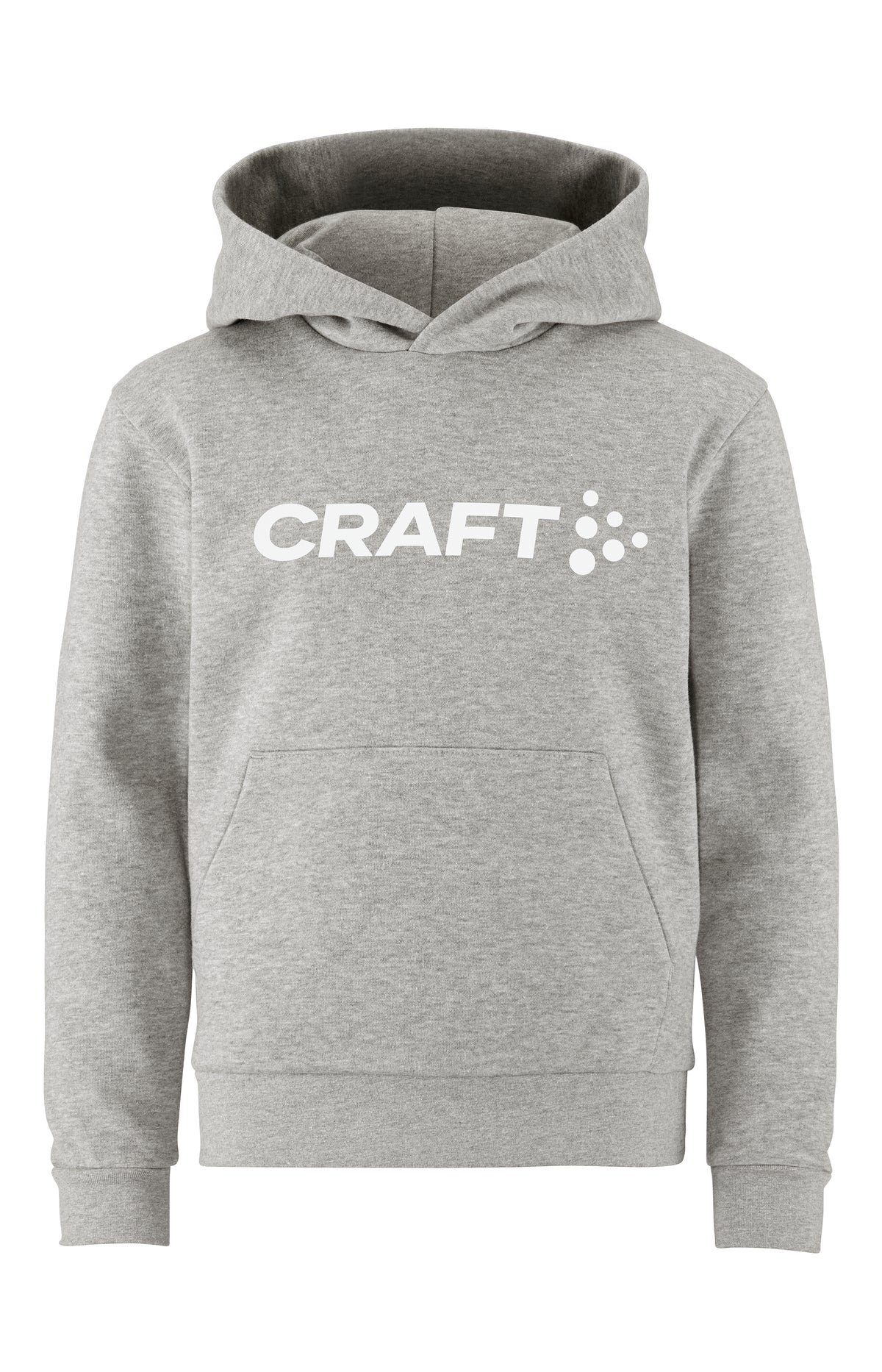 Craft Community 2.0 Craft Hoodie Junior in Grau meliert, Vorderansicht
