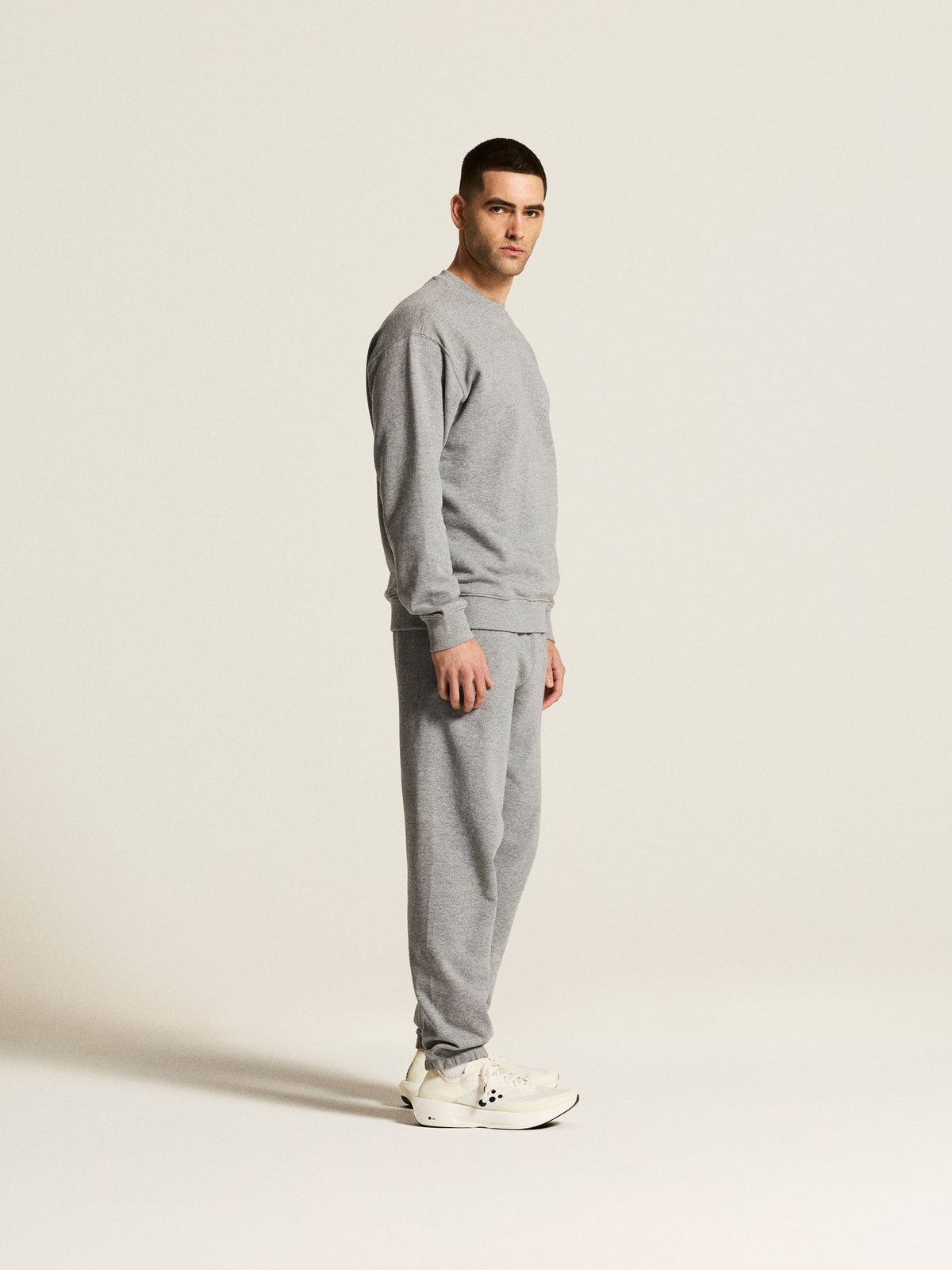 Craft Frequent RN Sweatshirt Herren in Grau meliert, Detailansicht