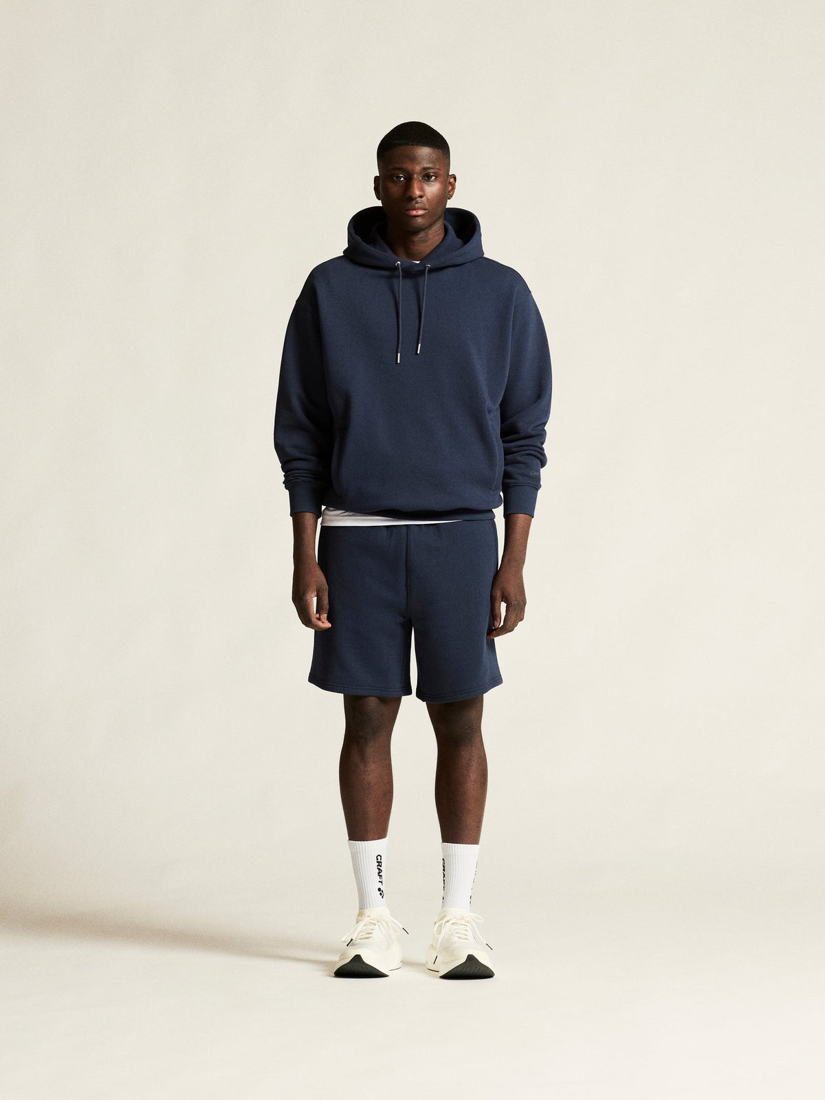 Craft Frequent Hoodie Herren in Dunkelblau, Detailansicht