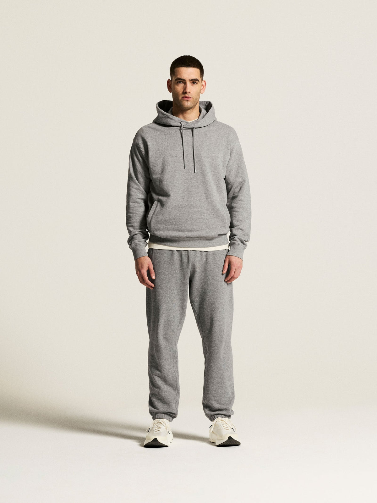 Craft Frequent Hoodie Herren in Grau meliert, Detailansicht