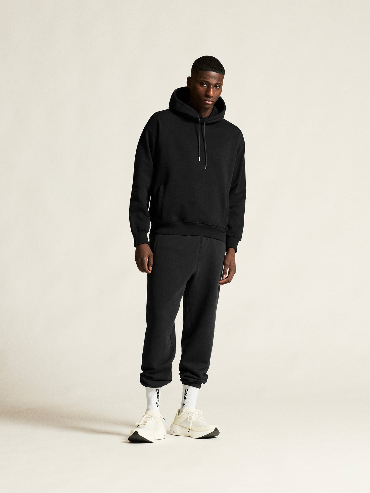 Craft Frequent Hoodie Herren in Schwarz, Detailansicht