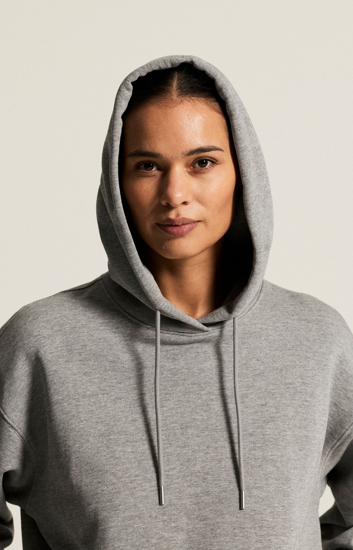 Craft Frequent Hoodie Damen in Grau meliert, Detailansicht