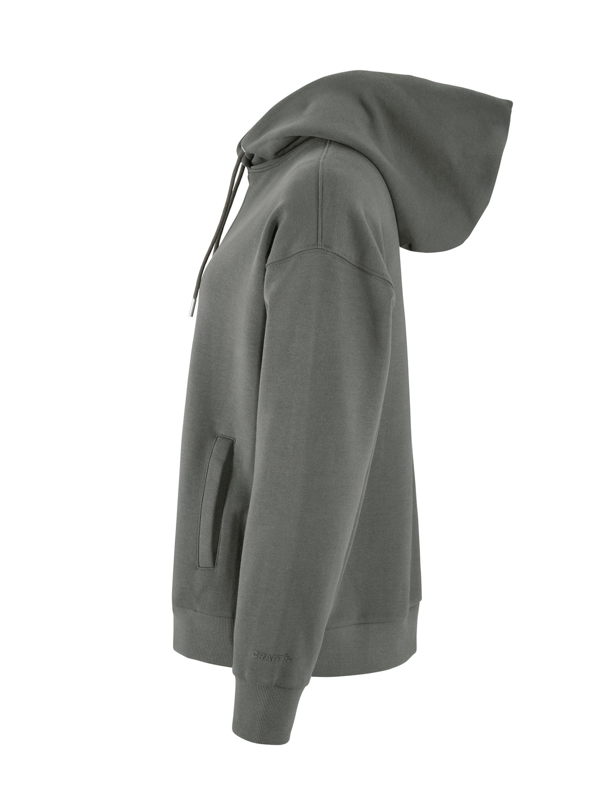 Craft Frequent Hoodie Damen in Grau, Seitenansicht links