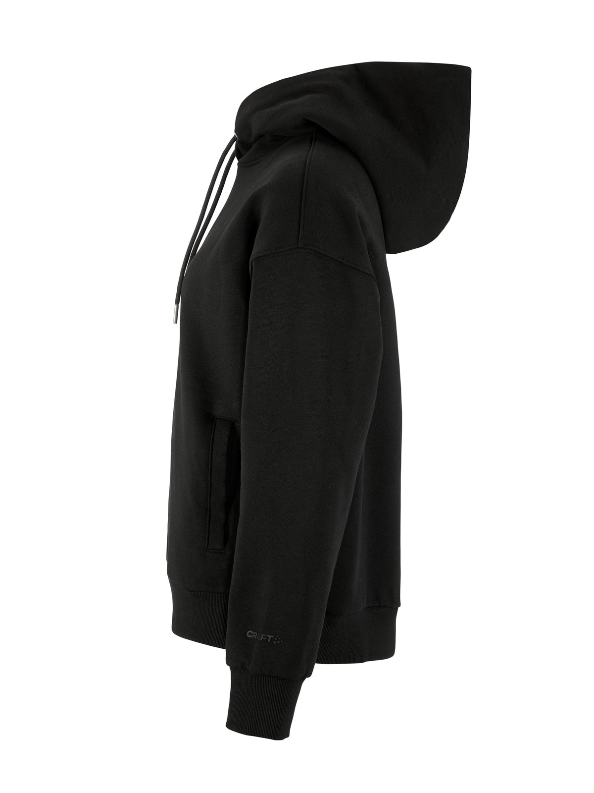 Craft Frequent Hoodie Damen in Schwarz, Seitenansicht links