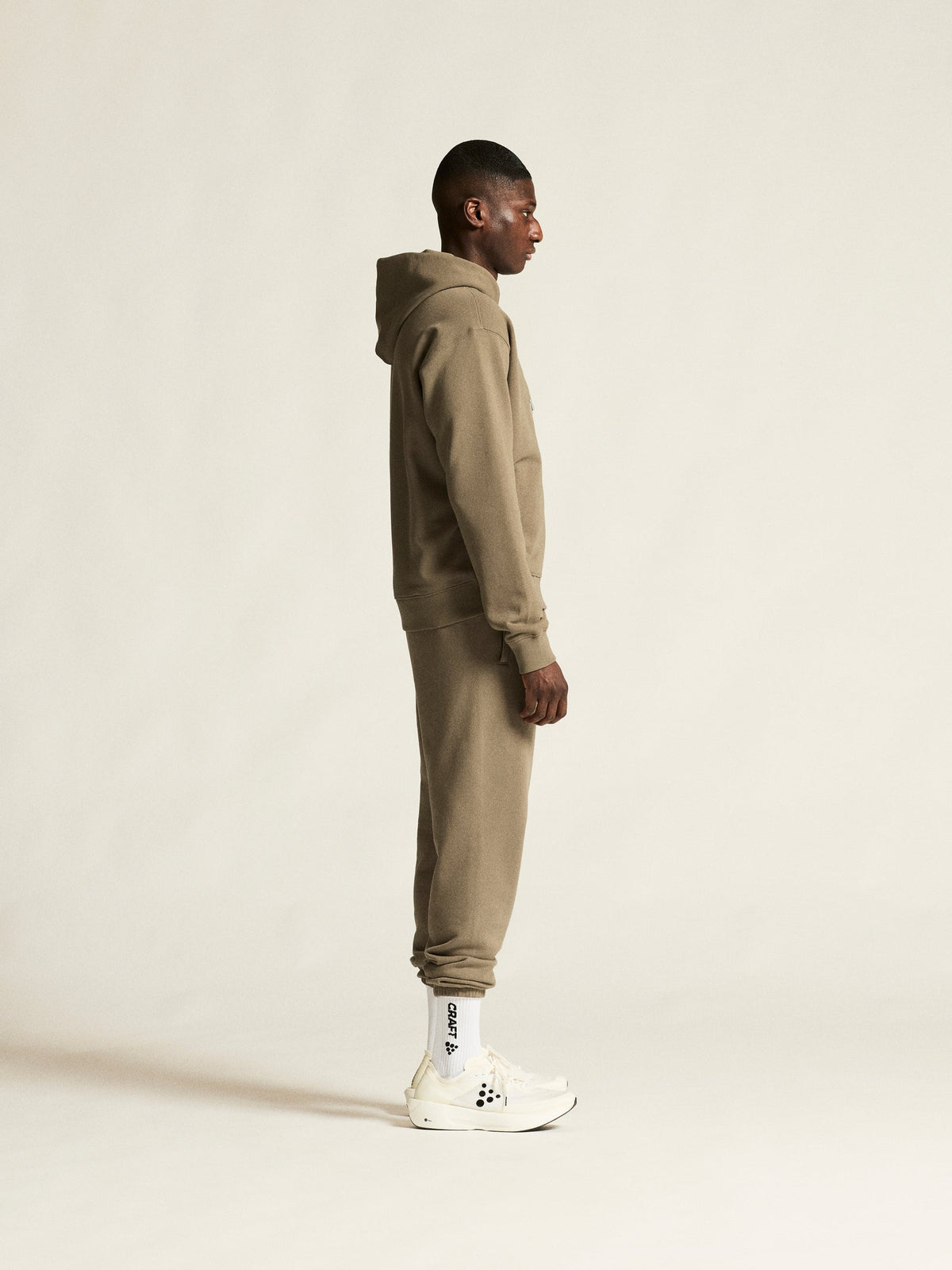 Craft Frequent Sweatpants Herren in Beige, Detailansicht