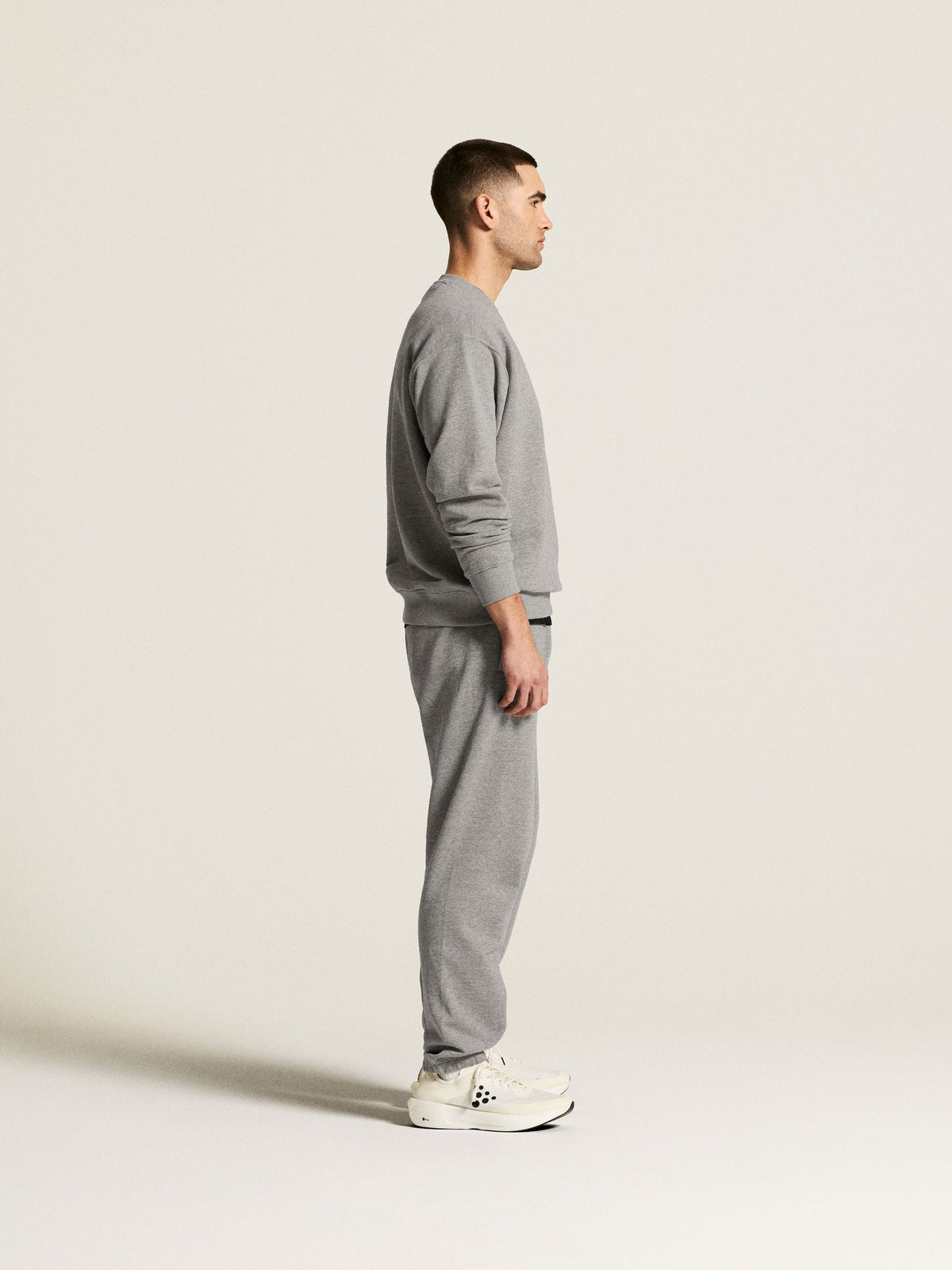 Craft Frequent Sweatpants Herren in Grau meliert, Detailansicht