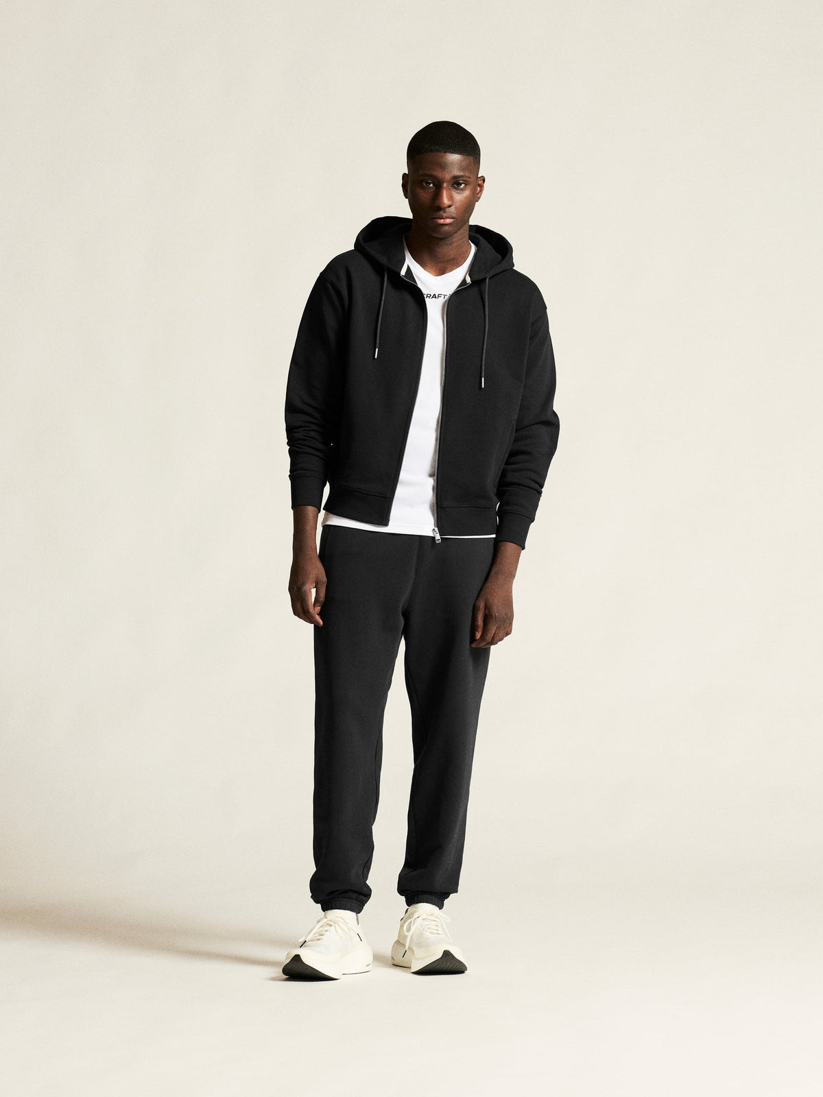 Craft Frequent Sweatpants Herren in Schwarz, Detailansicht