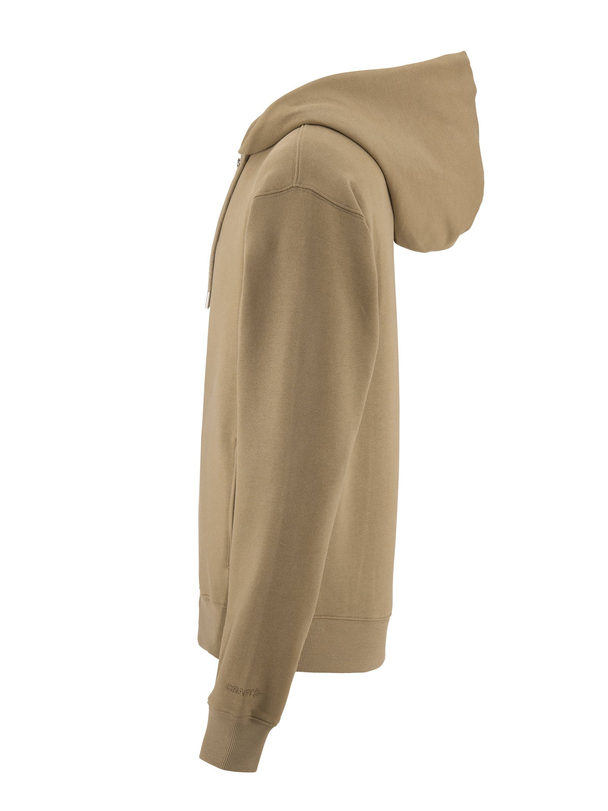 Craft Frequent FZ Hoodie Herren in Beige, Seitenansicht links