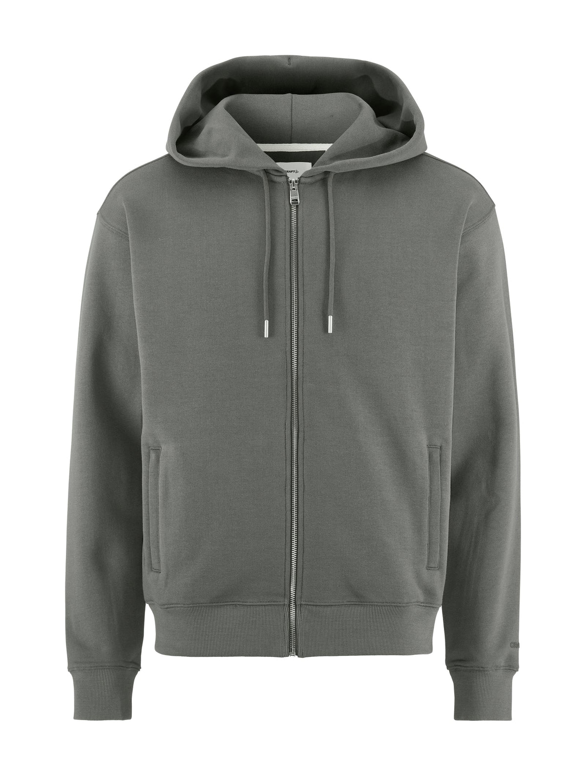 Craft Frequent FZ Hoodie Herren in Grau, Vorderansicht