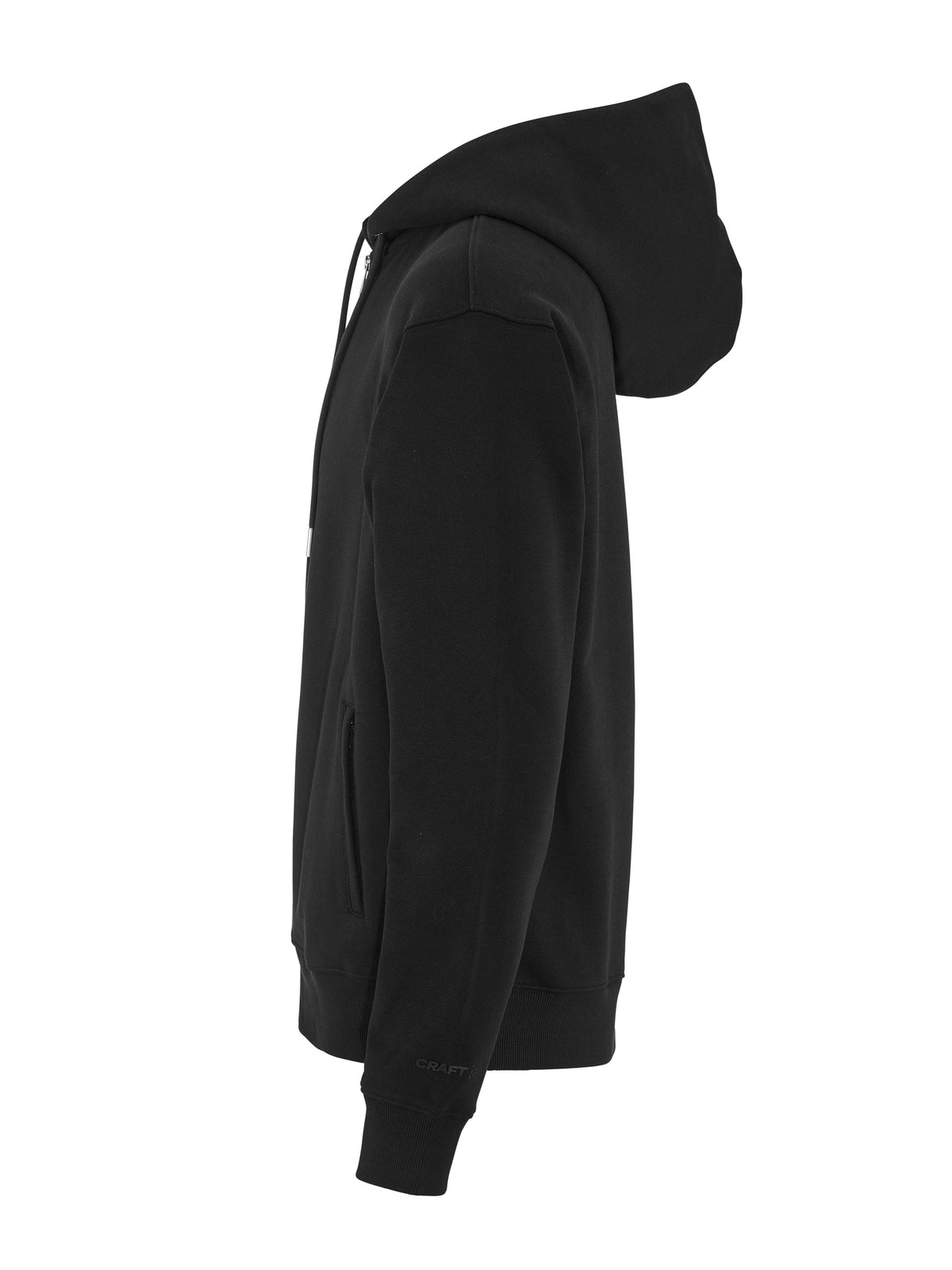 Craft Frequent FZ Hoodie Herren in Schwarz, Seitenansicht links
