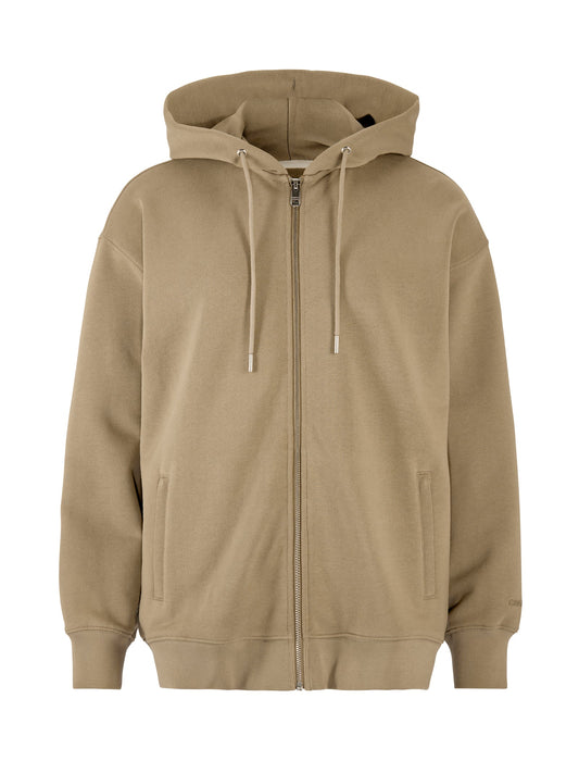 Craft Frequent FZ Hoodie Damen in Beige, Vorderansicht