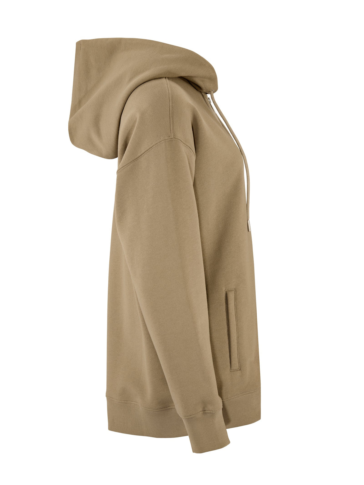 Craft Frequent FZ Hoodie Damen in Beige, Seitenansicht rechts