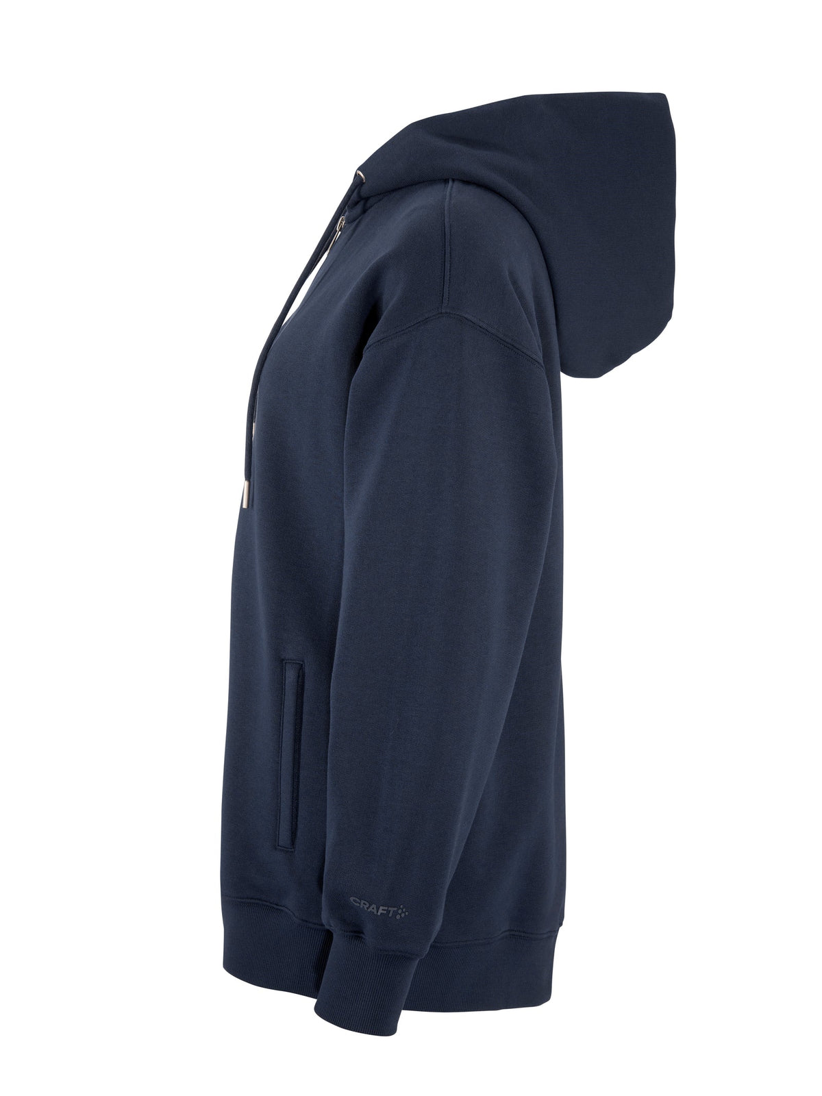 Craft Frequent FZ Hoodie Damen in Dunkelblau, Seitenansicht links