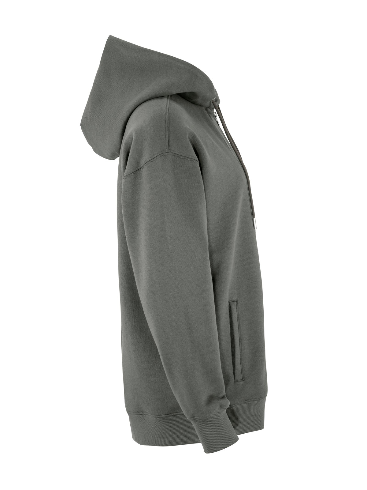 Craft Frequent FZ Hoodie Damen in Grau, Seitenansicht rechts