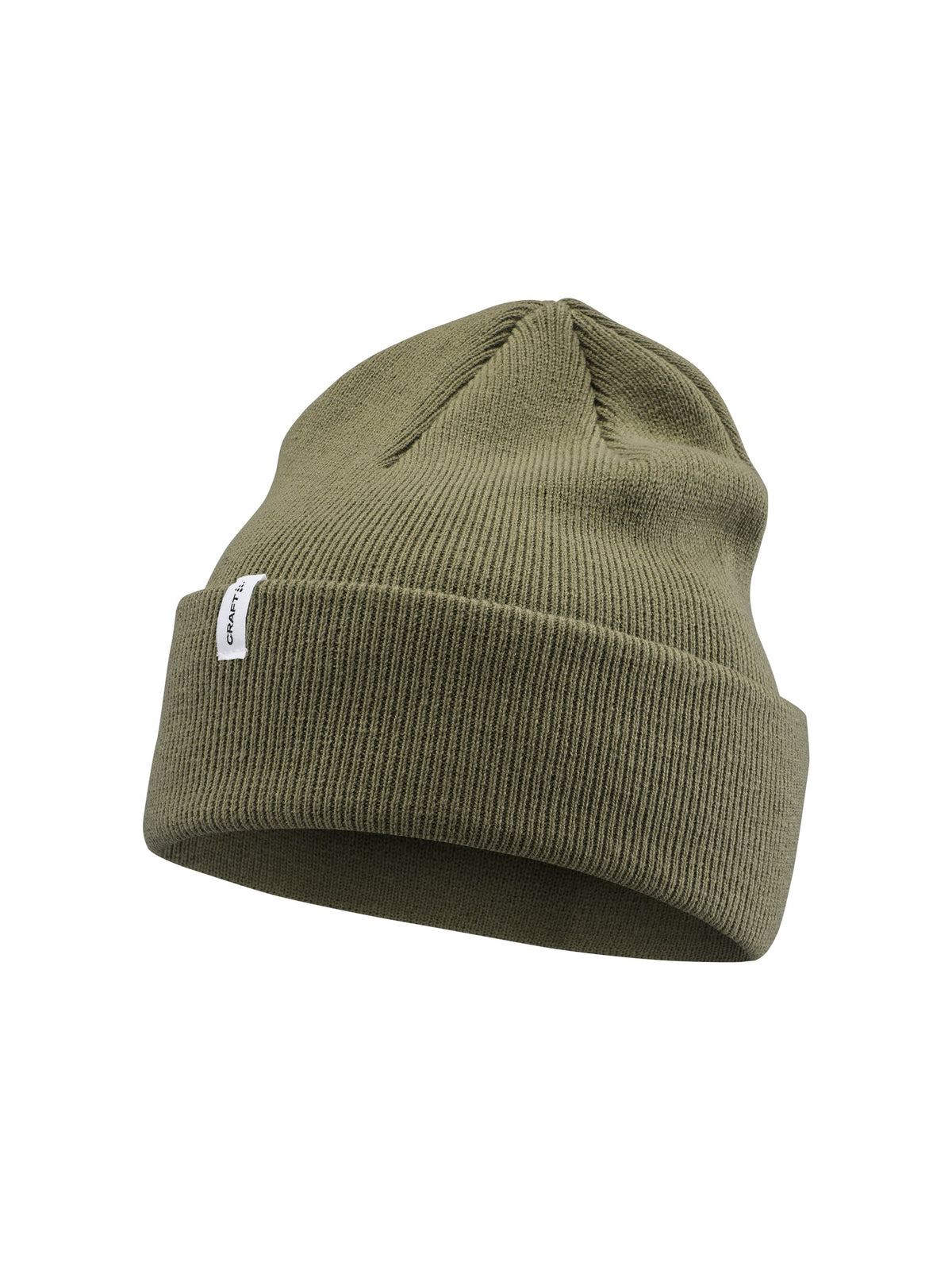 Craft Urban Beanie in Oliv, Vorderansicht