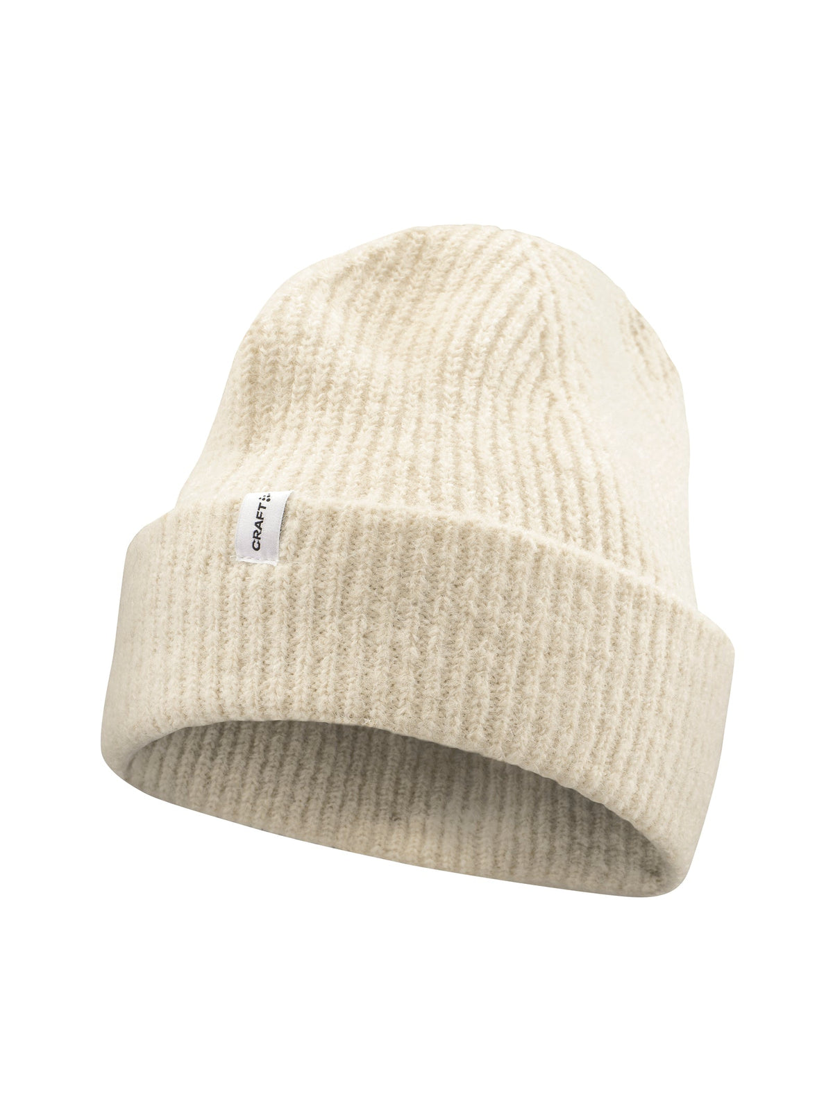 Craft Urban High Beanie in Naturweiss, Vorderansicht