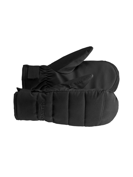 Craft Explore Padded Mitten in Schwarz, Vorderansicht