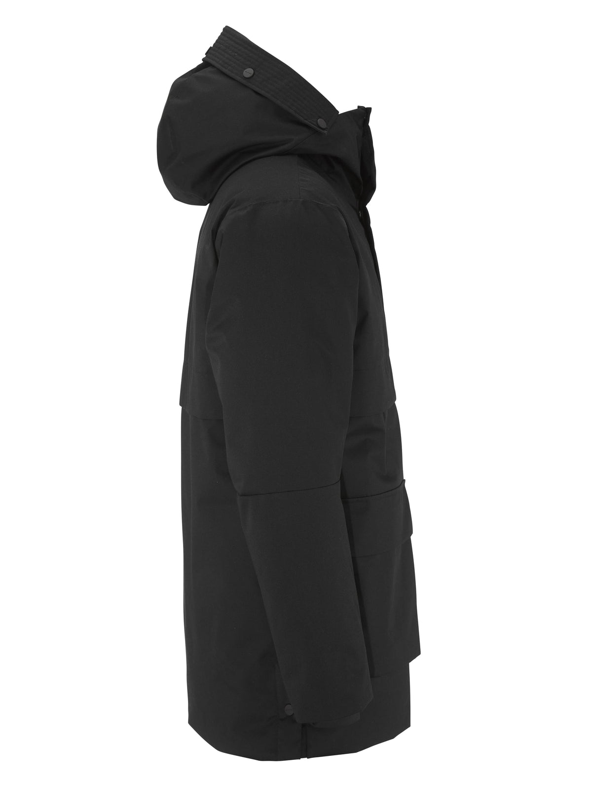 Craft Urban Padded Parka Herren in Schwarz, Seitenansicht rechts