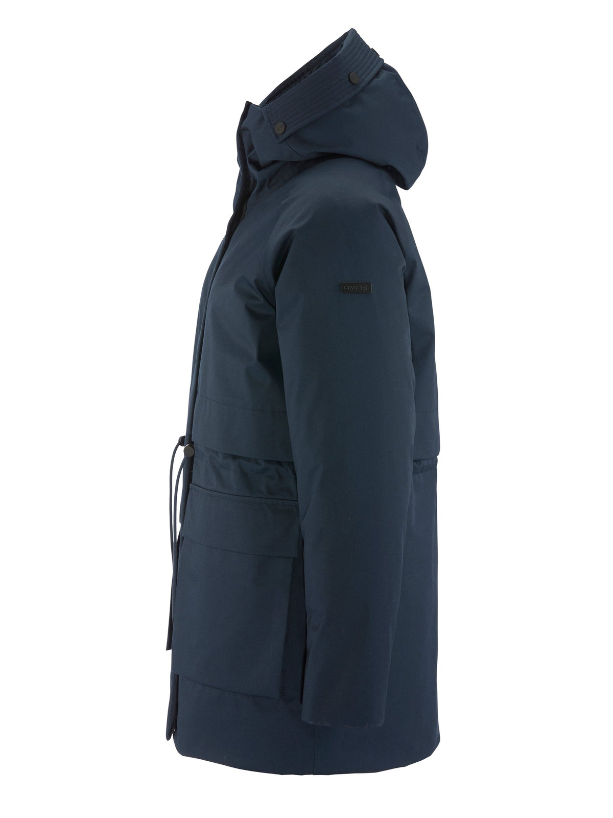 Craft Urban Padded Parka Damen in Dunkelblau, Seitenansicht links