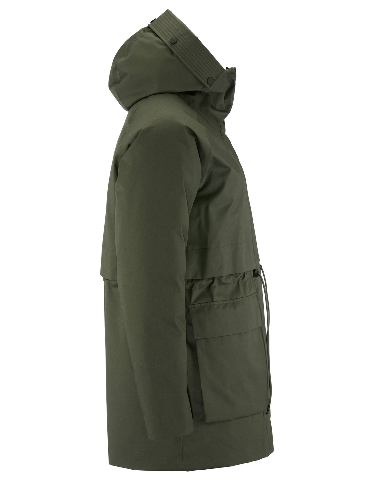 Craft Urban Padded Parka Damen in Grün, Seitenansicht rechts