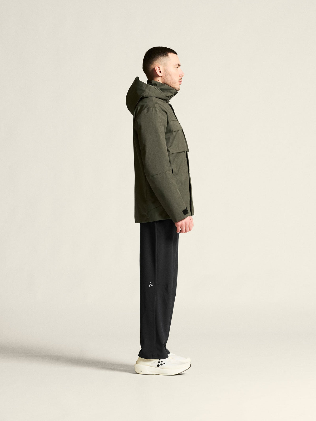 Craft Urban Jacket Herren in Grün, Detailansicht