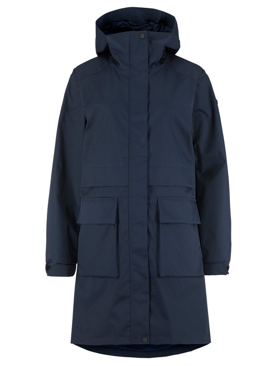 Craft Urban Parka Damen in Dunkelblau, Vorderansicht