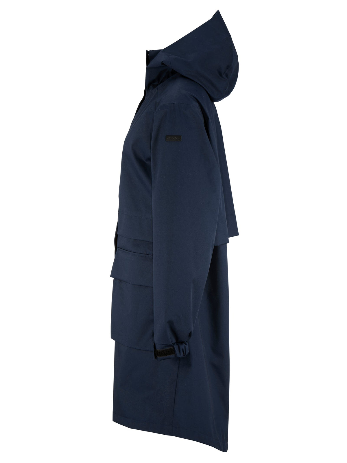 Craft Urban Parka Damen in Dunkelblau, Seitenansicht links