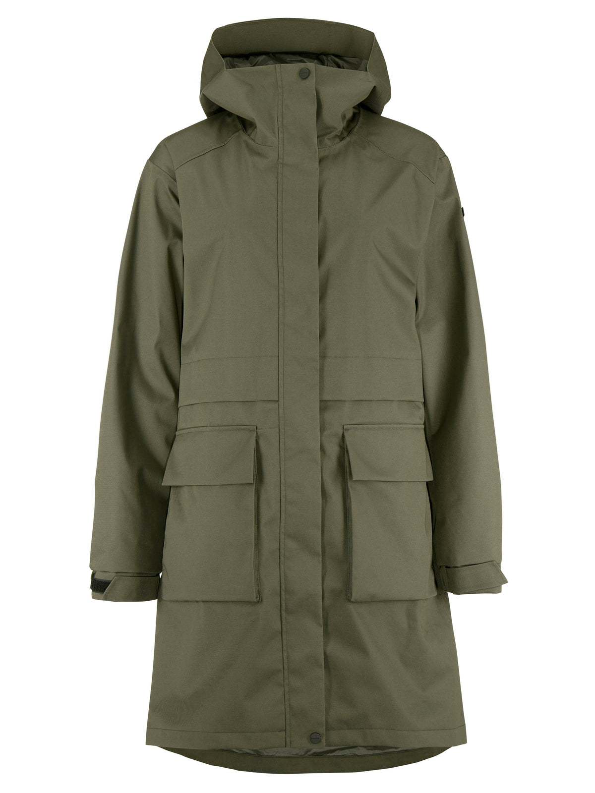 Craft Urban Parka Damen in Grün, Vorderansicht