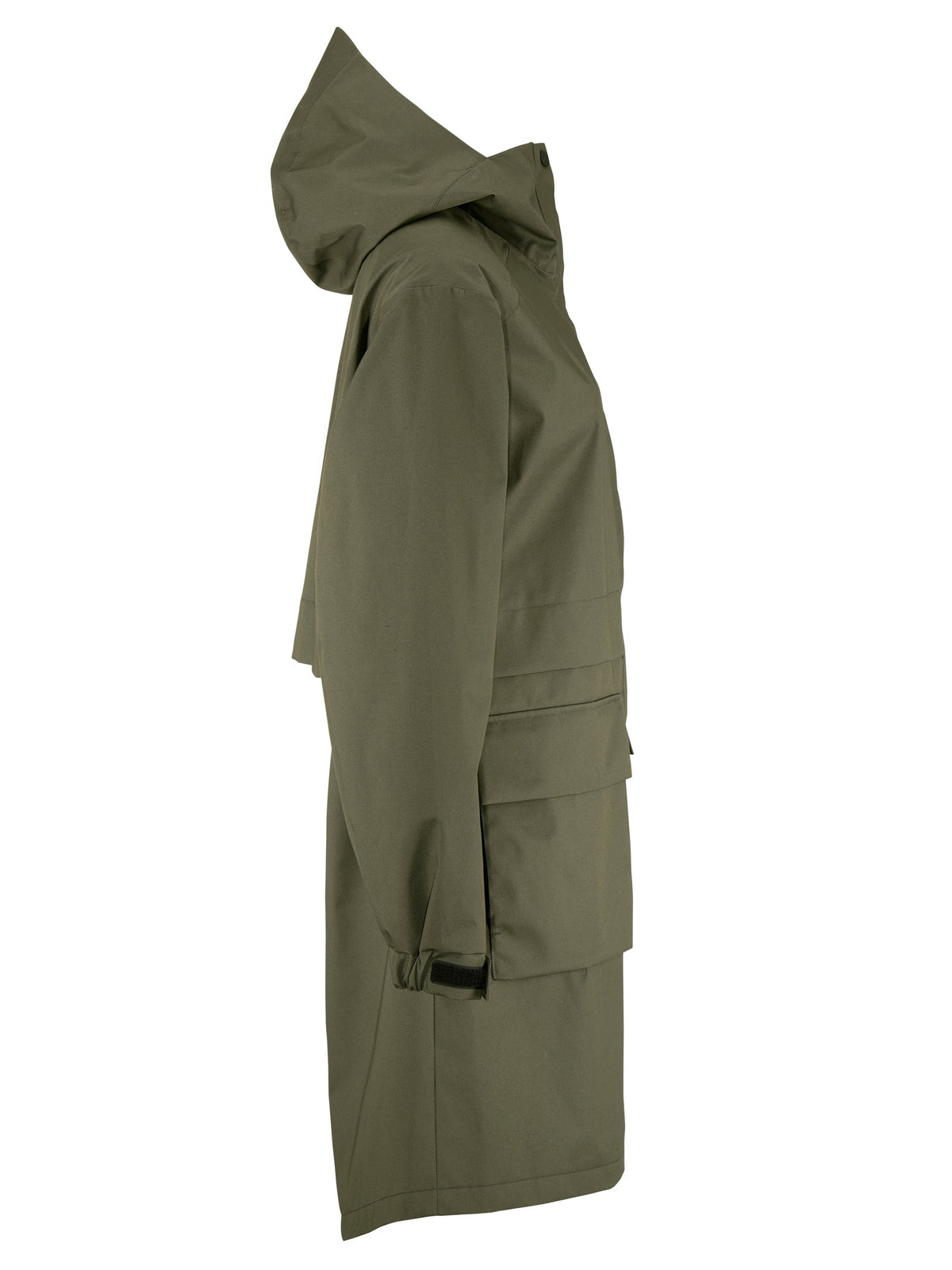 Craft Urban Parka Damen in Grün, Seitenansicht rechts