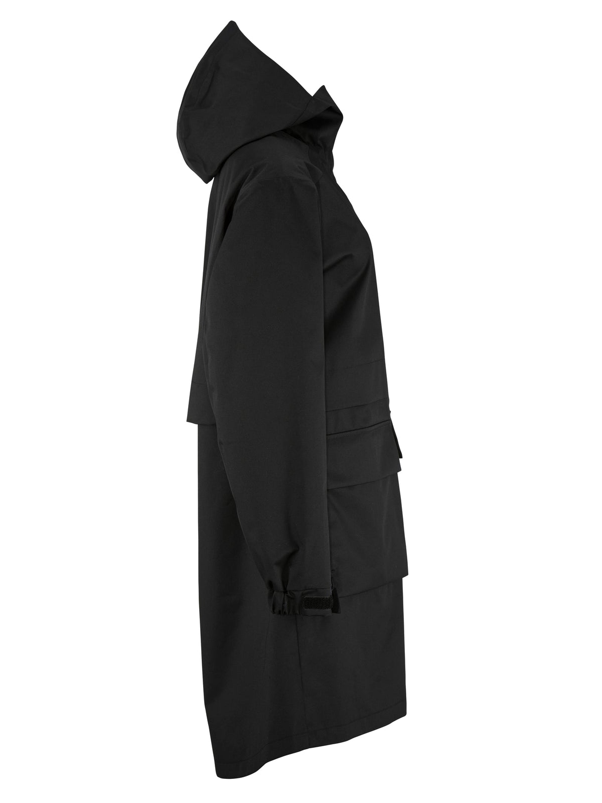 Craft Urban Parka Damen in Schwarz, Seitenansicht rechts