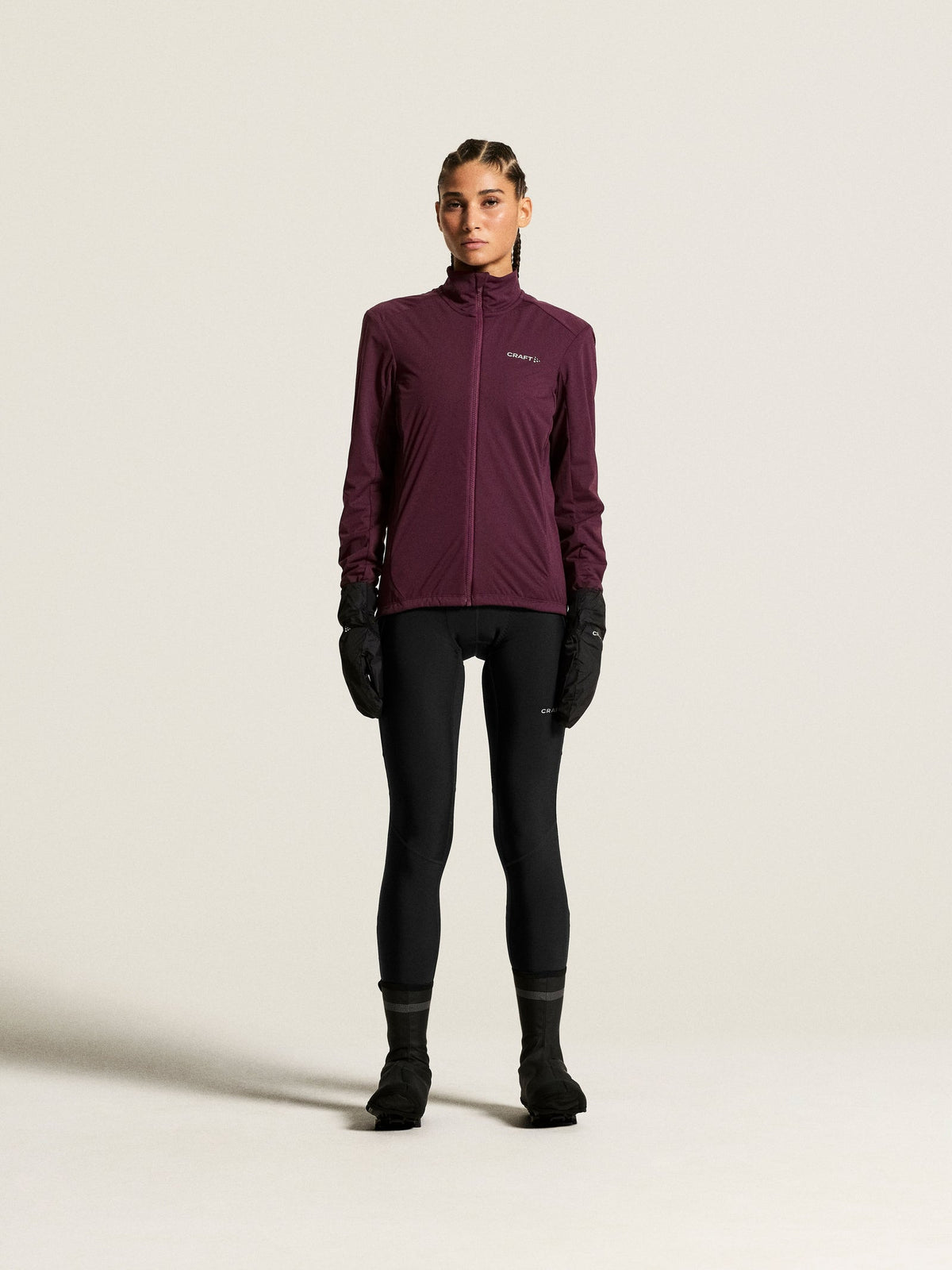 Craft CORE Bike SubZ Insulate Jacket Damen in Violett, Detailansicht