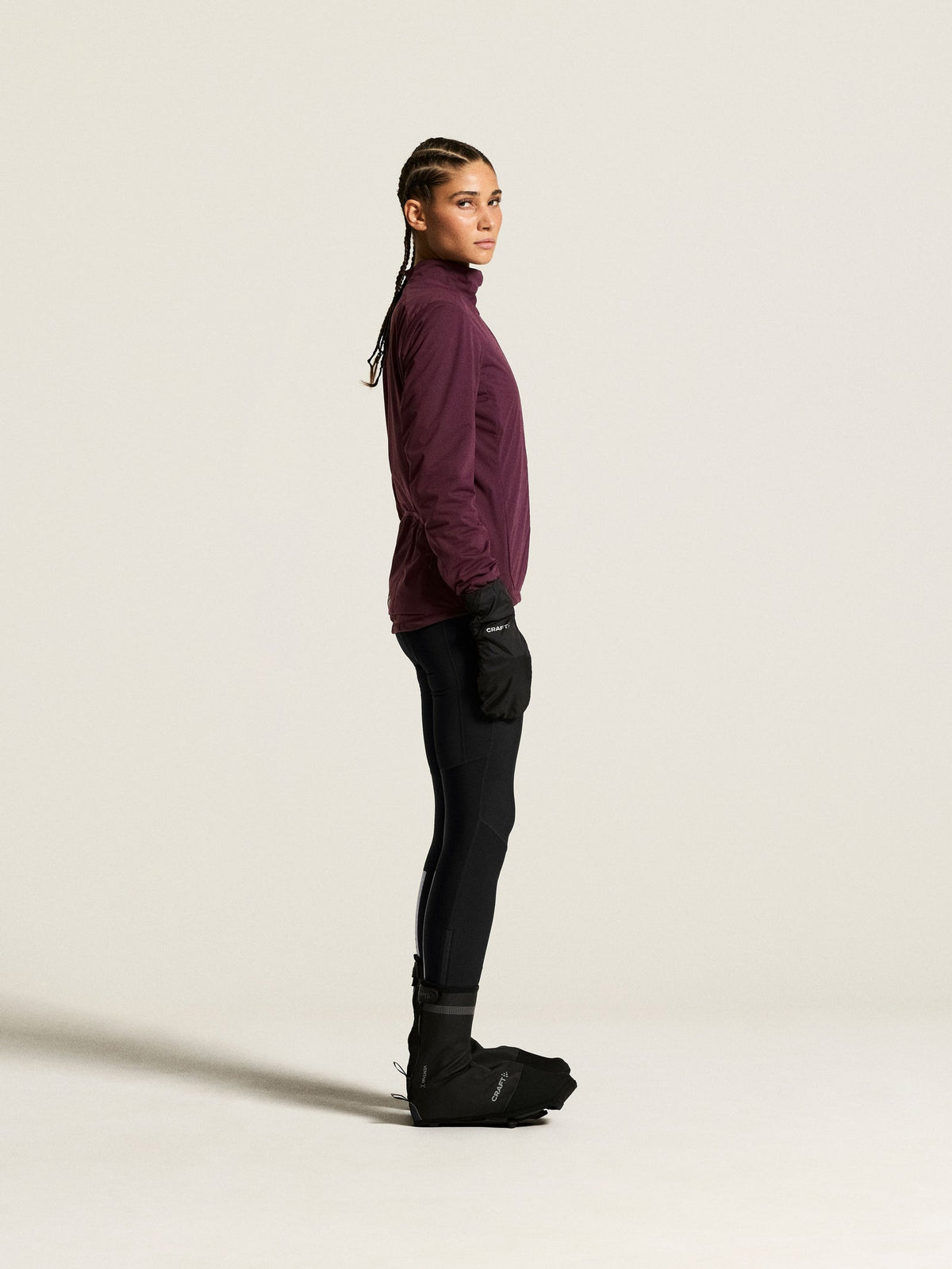 Craft CORE Bike SubZ Insulate Jacket Damen in Violett, Detailansicht