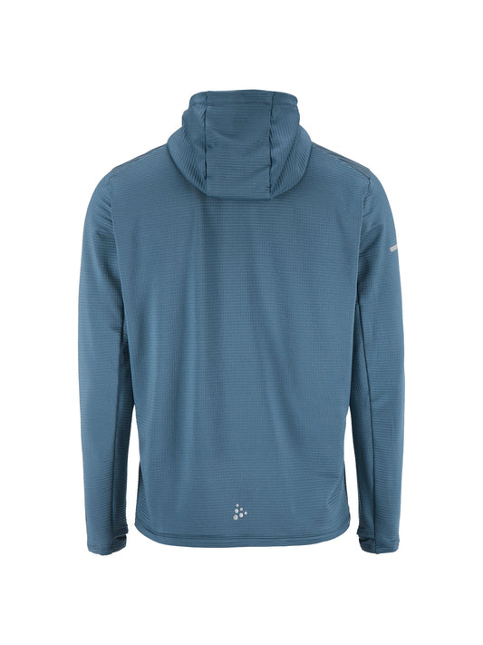 Craft SubZ Light Hood Sweater Herren in Taubenblau, Rückansicht