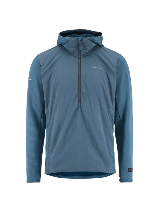 Craft SubZ Light Hood Sweater Herren in Taubenblau, Vorderansicht
