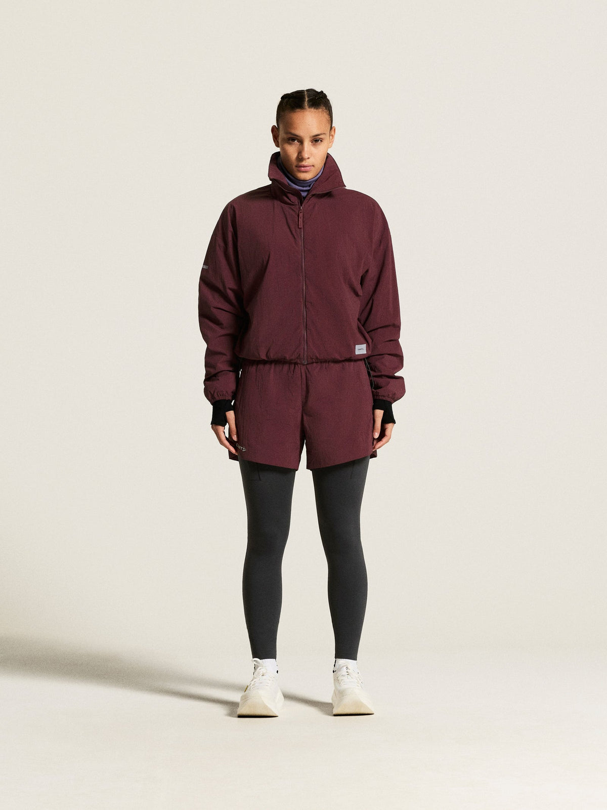 Craft SubZ Light Jacket Damen in Rot, Detailansicht