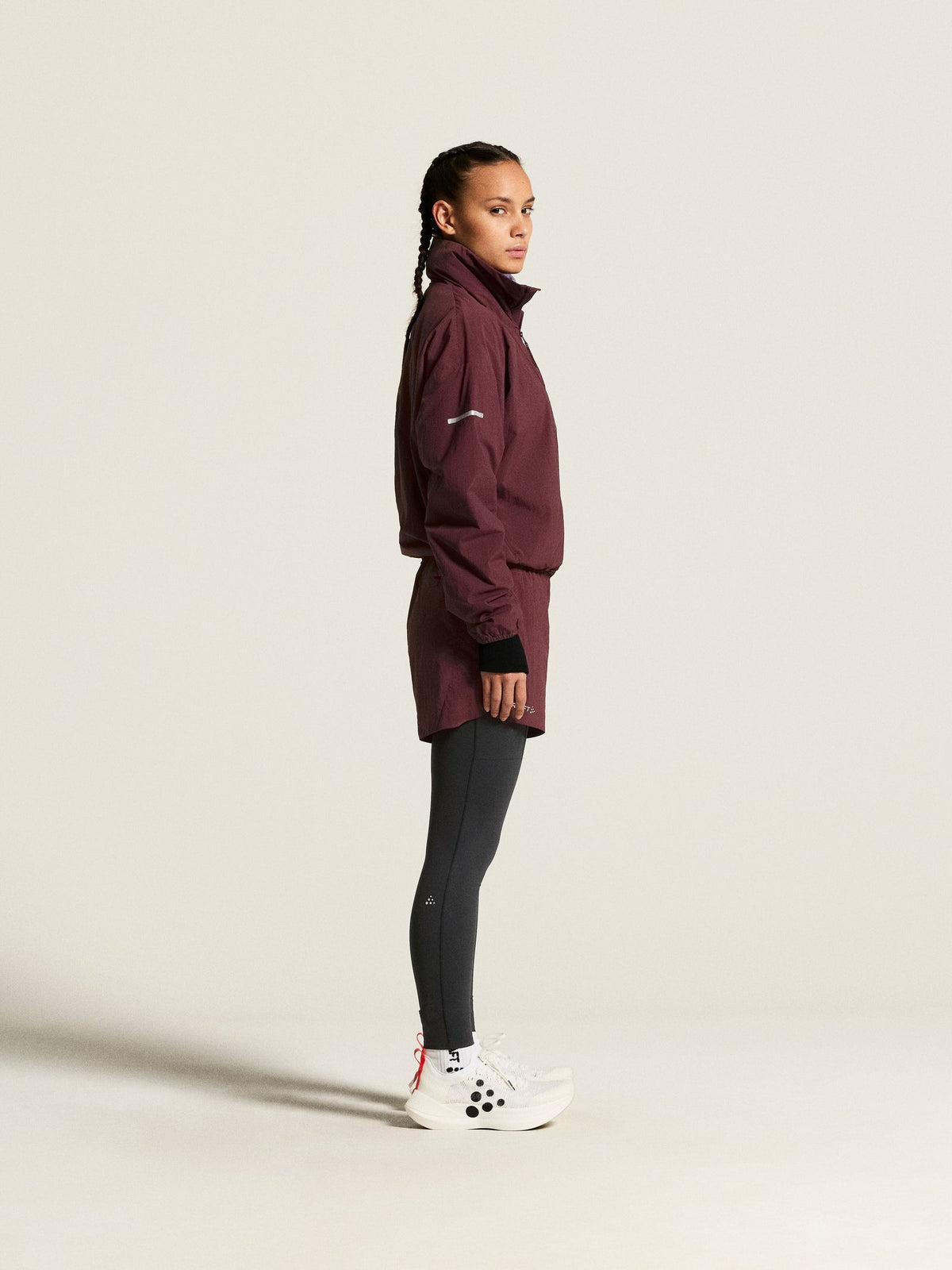 Craft SubZ Light Jacket Damen in Rot, Detailansicht