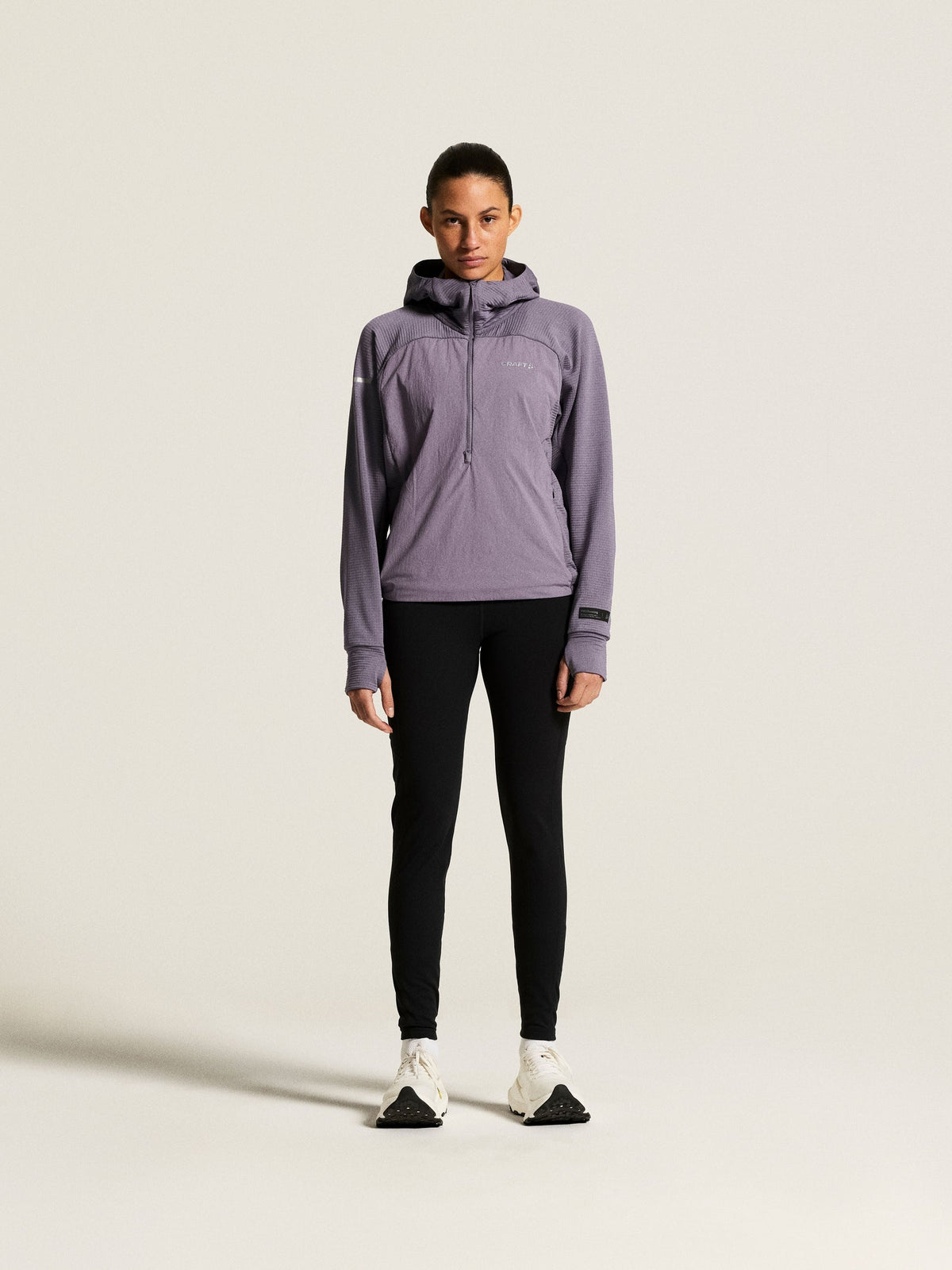 Craft SubZ Light Hood Sweater Damen in Violett, Detailansicht