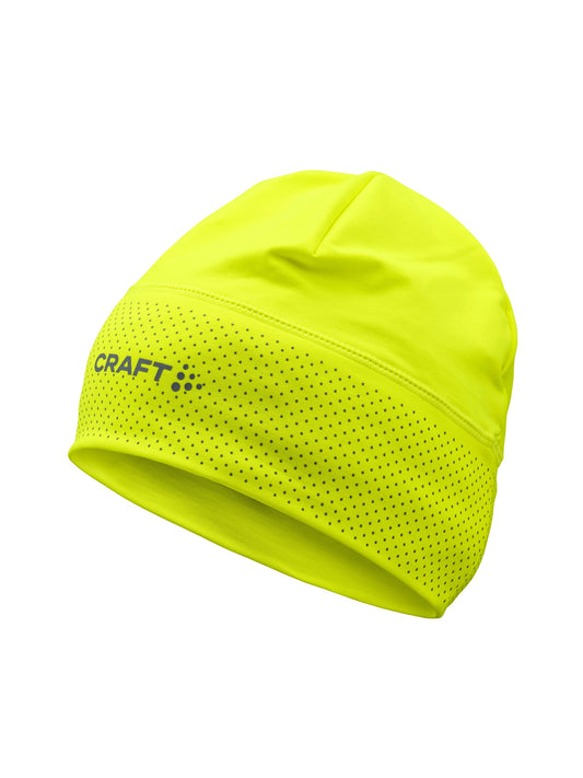 Craft Lumen Fleece Hat 2 in Neongelb, Vorderansicht