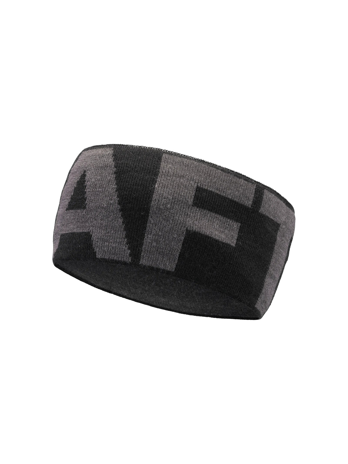Craft ADV Nordic Training Merino Headband in Schwarz/Grau, Vorderansicht