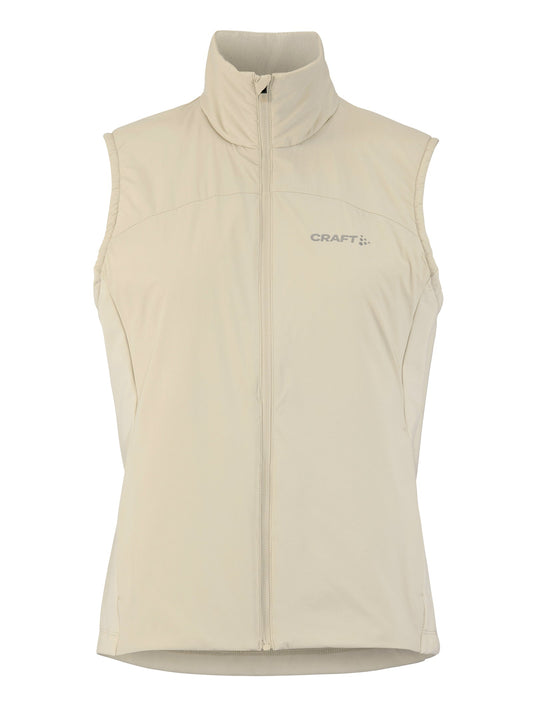 Craft ADV Essence Warm Vest 2 Damen in Sand, Vorderansicht